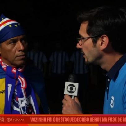 Jornalista brasileiro surpreendido pelo pai de Vozinha; afirma falar a sério