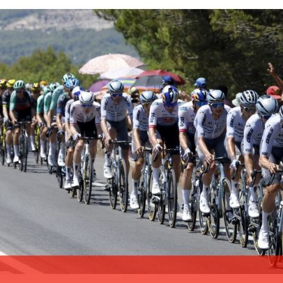 Terceira etapa do Tour parte na estrada, apesar de incêndio ameaçar