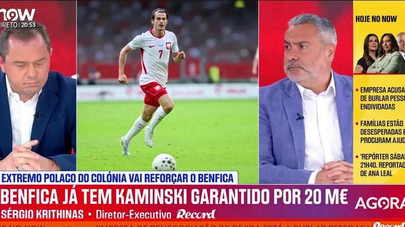 Kaminski contratado encerra o mercado 1.0 do Benfica