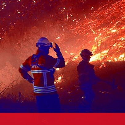 Mais de 1.200 operacionais combatem incêndios em Portugal; foco em Vouzela