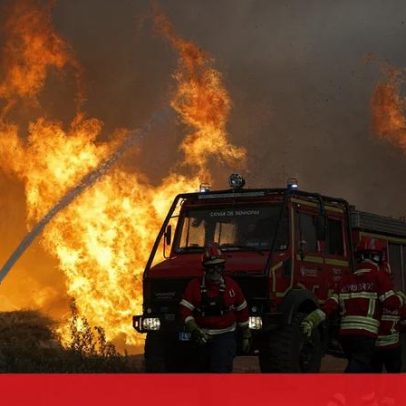 Incêndio consome 14 mil hectares em três dias e provoca pânico
