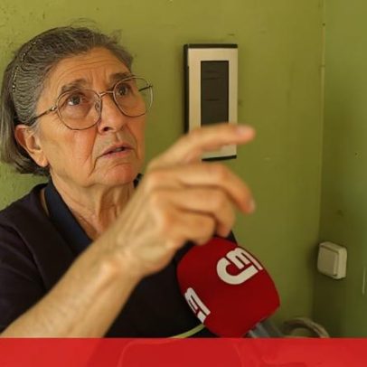 Mulher recusa abandonar casa durante incêndio em Vila Nova de Famalicão