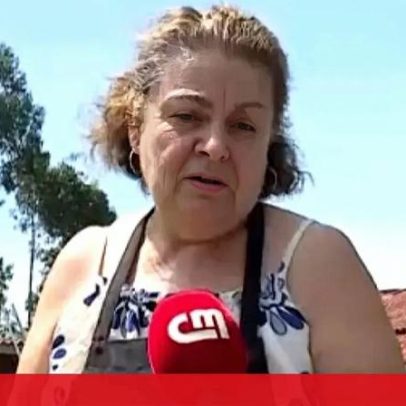 Moradora afirma que populares apagaram o fogo antes da chegada dos bombeiros
