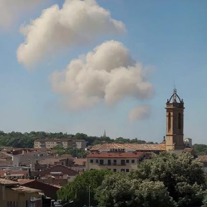 Grande incêndio na Costa Brava obriga milhares a ficar em casa