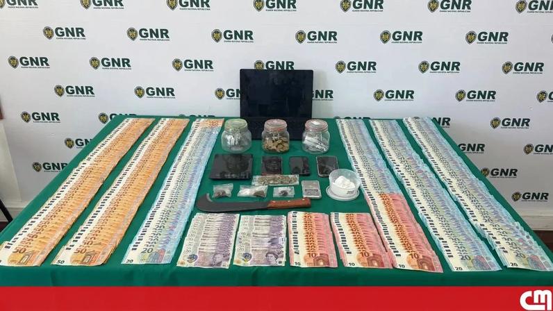 GNR prende traficantes e apreende 11 mil euros em numerário