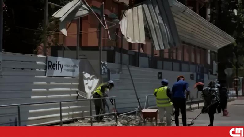 Menino de 12 anos foi transportado para o Hospital de Santa Maria, em Lisboa.