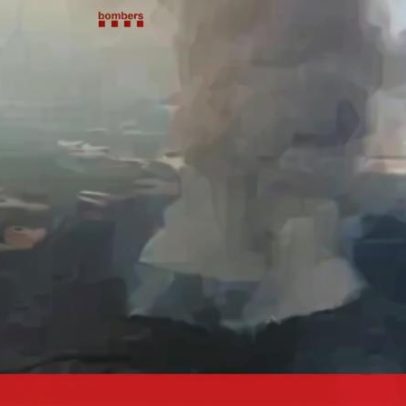 Incêndio florestal ameaça casas e reserva natural na Catalunha