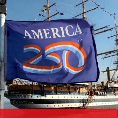 Veleiro italiano histórico destaca-se nas celebrações do 250º aniversário EUA