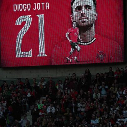 Diogo Jota completa um ano de ausência