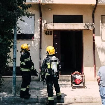 Incêndio destrói equipamento doméstico em apartamento de Espinho