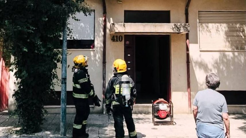 Incêndio destrói equipamento doméstico em apartamento de Espinho