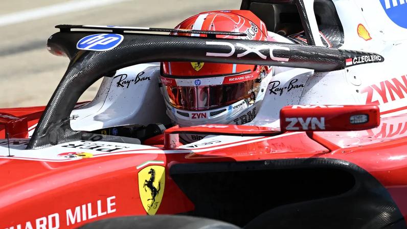 Charles Leclerc no Grande Prémio da Grã-Bretanha de Fórmula 1