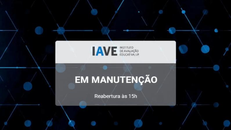 Plataforma de classificação dos Exames Nacionais em manutenção até às 15h00