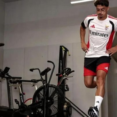 Tiago Gouveia na porta de saída do Benfica