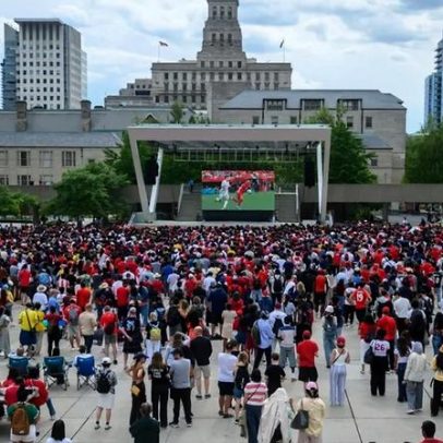 Calor extremo leva ao cancelamento da Fan Zone em Toronto