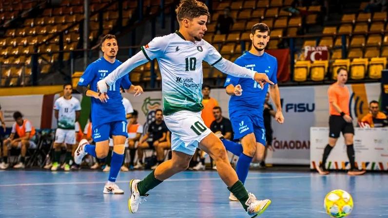 Seleção Nacional Universitária de futsal bate Israel na última jornada da fase de grupos do Mundial