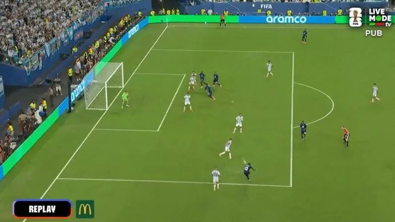 O momento do remate