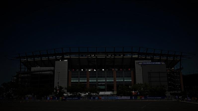 Vista geral do Philadelphia Stadium
