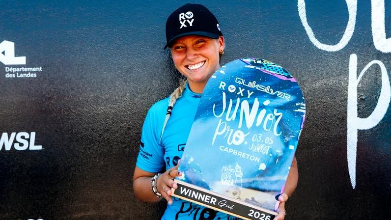 Lua Escudeiro vence Pro Junior em Capbreton