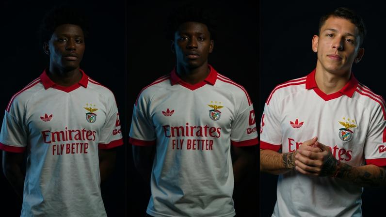 O novo equipamento alternativo do Benfica para 2026/27